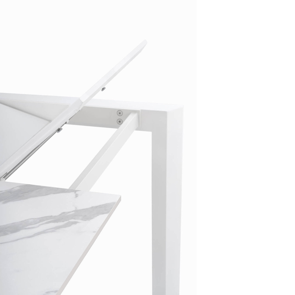 Mesa ext. TAMARA 160 blanco/blanco - Imagen 4