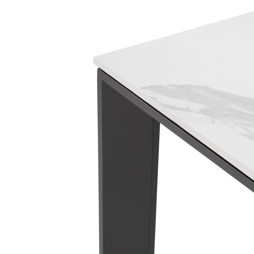 Mesa ext. TAMARA 160 blanco/negro - Imagen 3