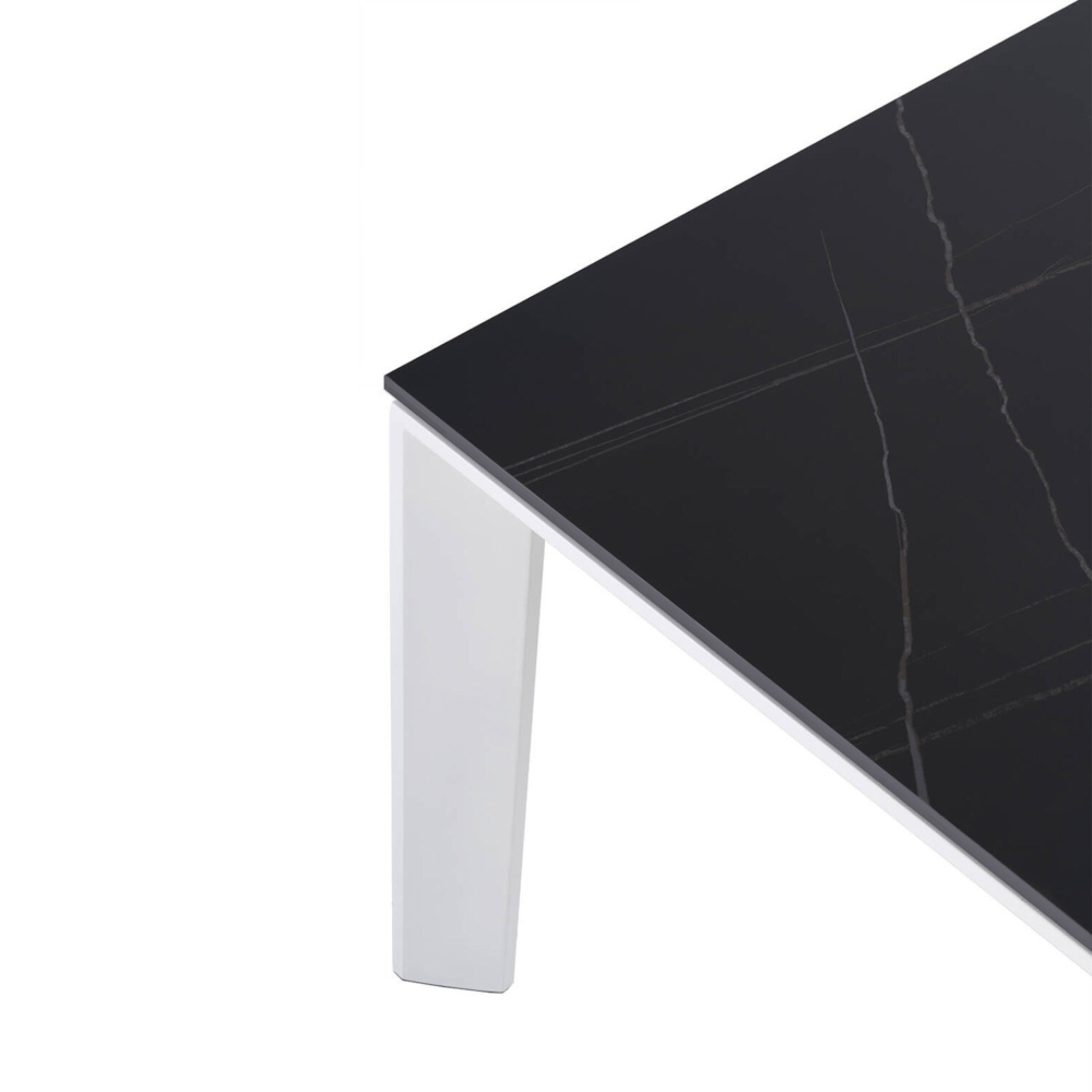 Mesa ext. TAMARA 160 negro/blanco - Imagen 3