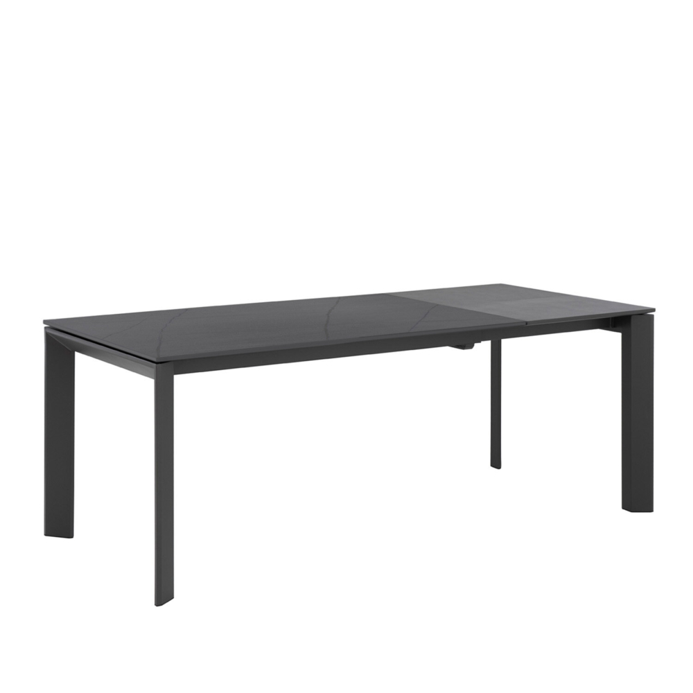 Mesa ext. TAMARA 160 negro/negro - Imagen 2