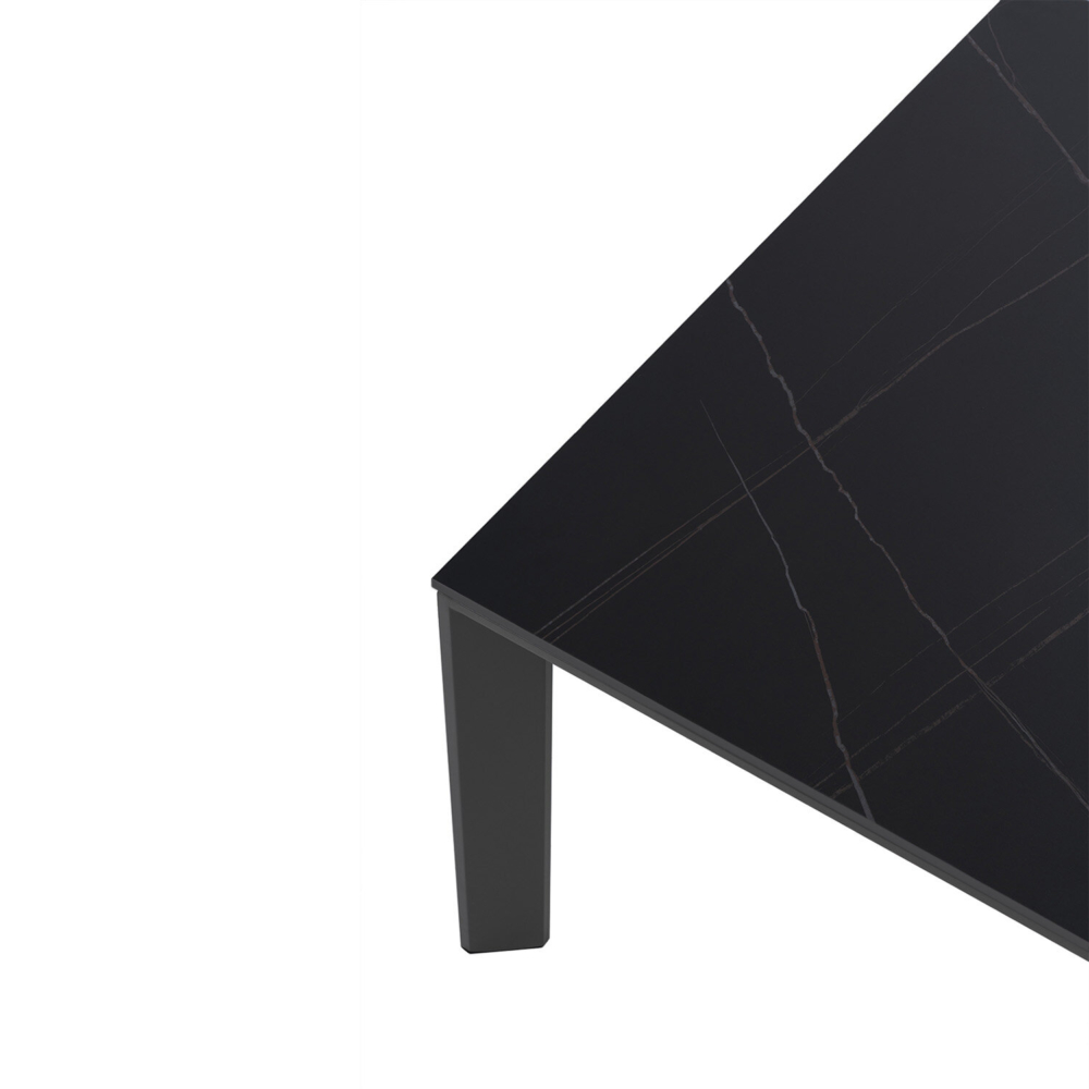 Mesa ext. TAMARA 160 negro/negro - Imagen 3