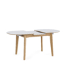 Mesa ext. VELMA 140 blanco/roble
