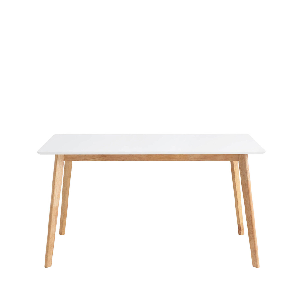 Mesa fija ALICE 120 blanco/roble - Imagen 1