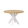 Mesa fija BEVERLY 120 roble/blanco