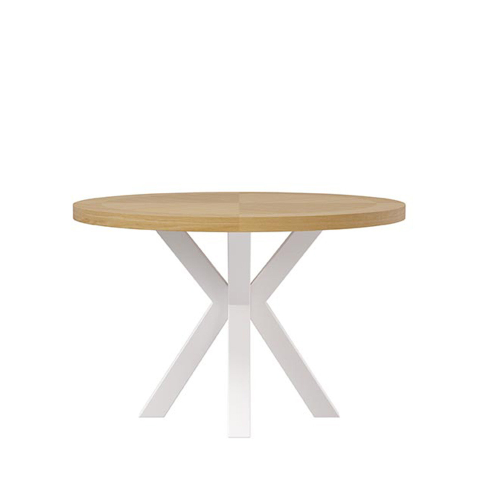 Mesa fija BEVERLY 120 roble/blanco - Imagen 1