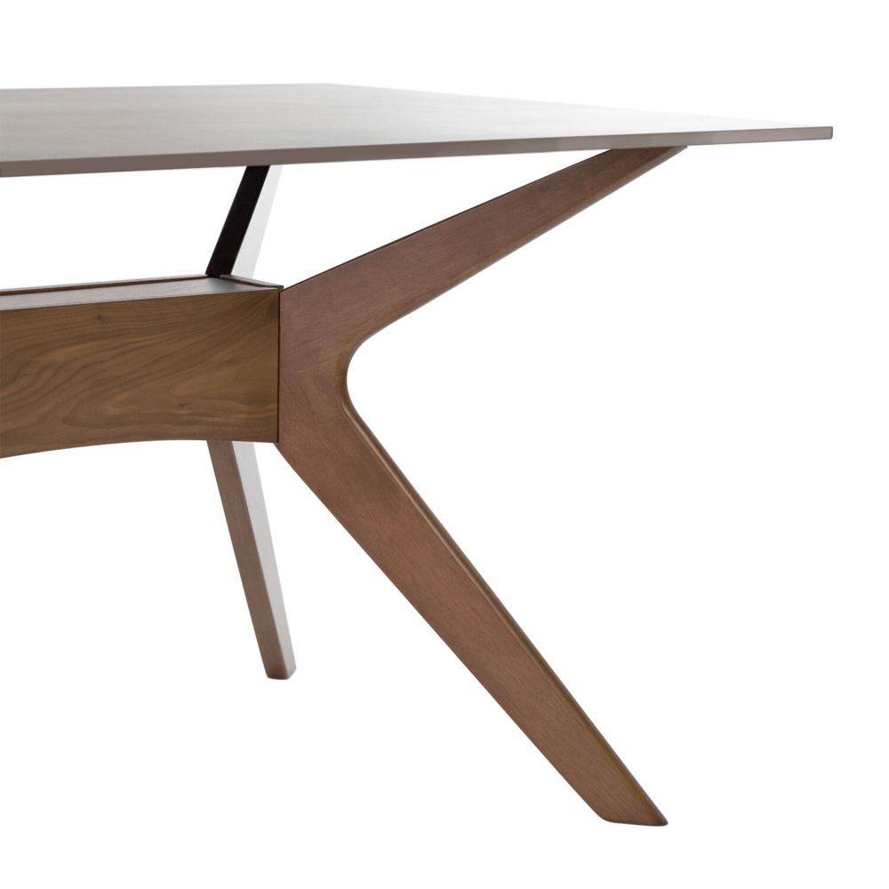 Mesa fija ELOISE 140 gris/nogal - Imagen 4