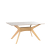 Mesa fija ELOISE 160 blanco/roble