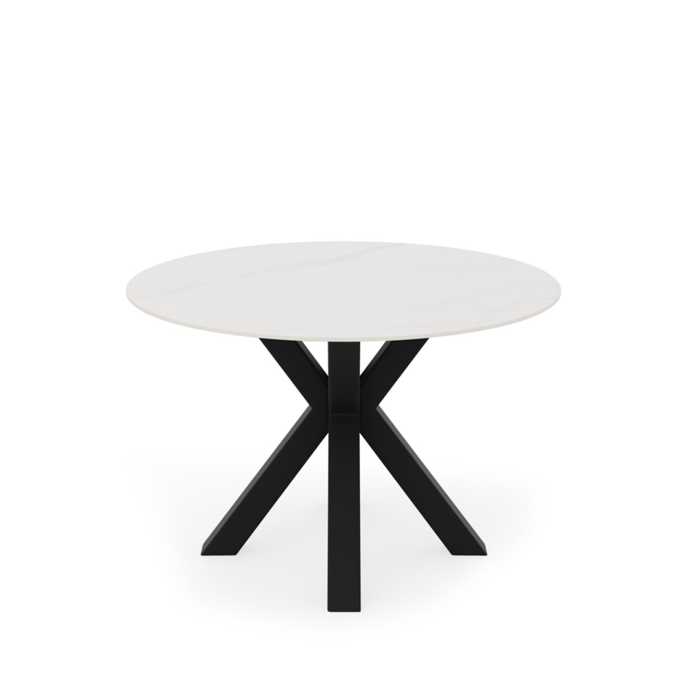 Mesa fija FIORELLA 100 blanco/negro - Imagen 2