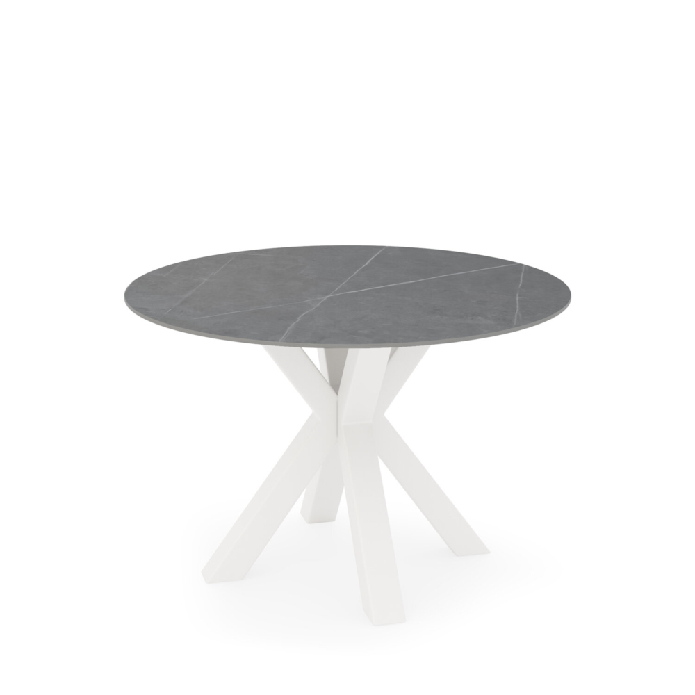 Mesa fija FIORELLA 100 gris/blanco - Imagen 1