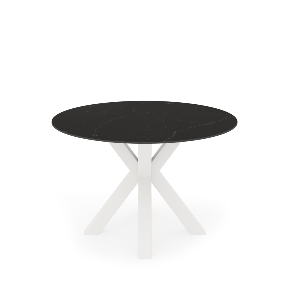 Mesa fija FIORELLA 100 negro/blanco - Imagen 2