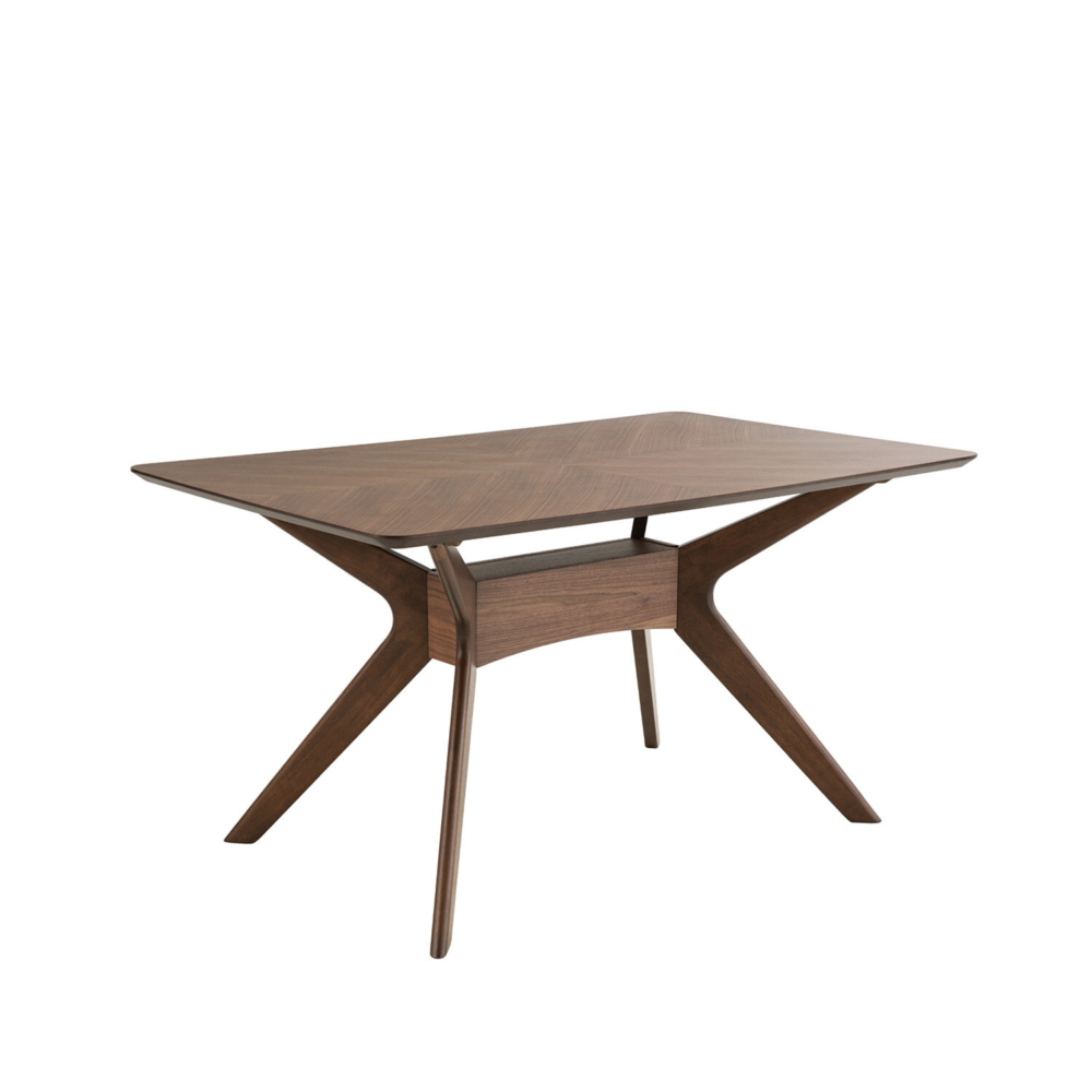 Mesa fija HELGA 140 nogal - Imagen 1