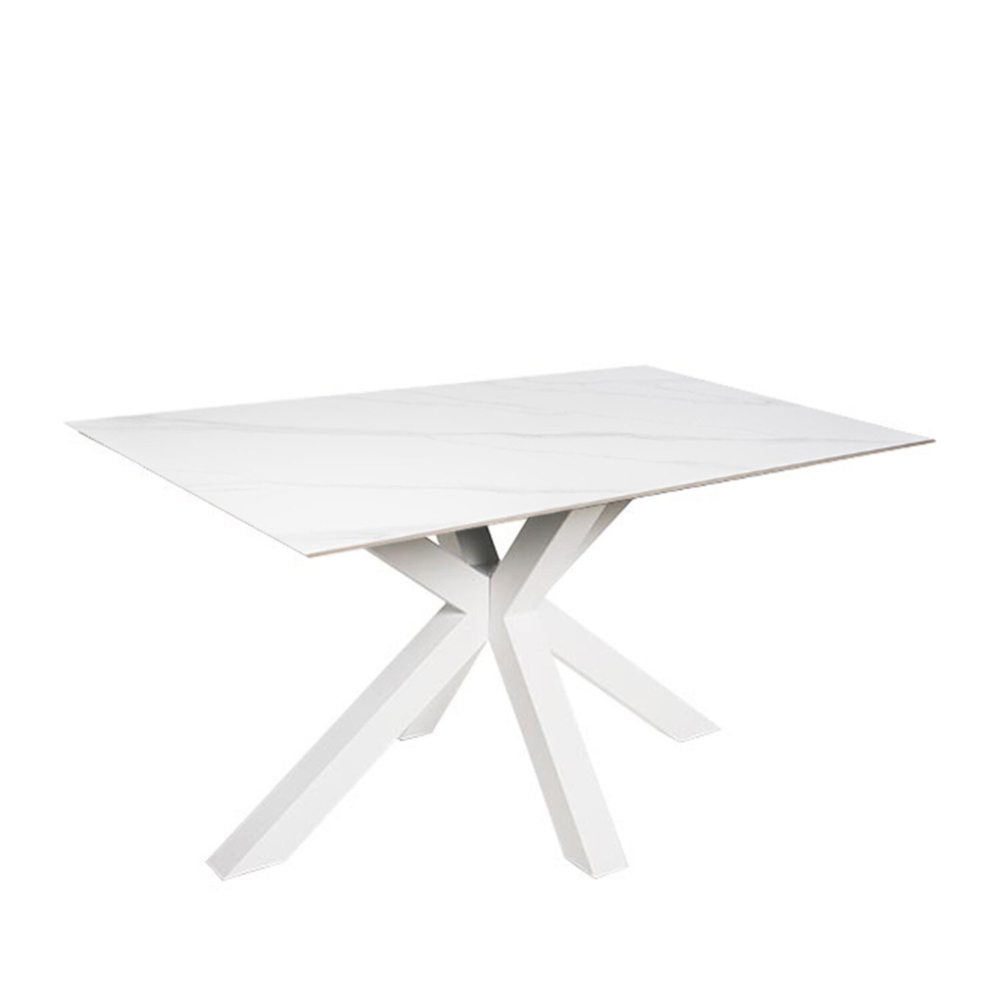 Mesa fija JOYCE 140 blanco/blanco - Imagen 1