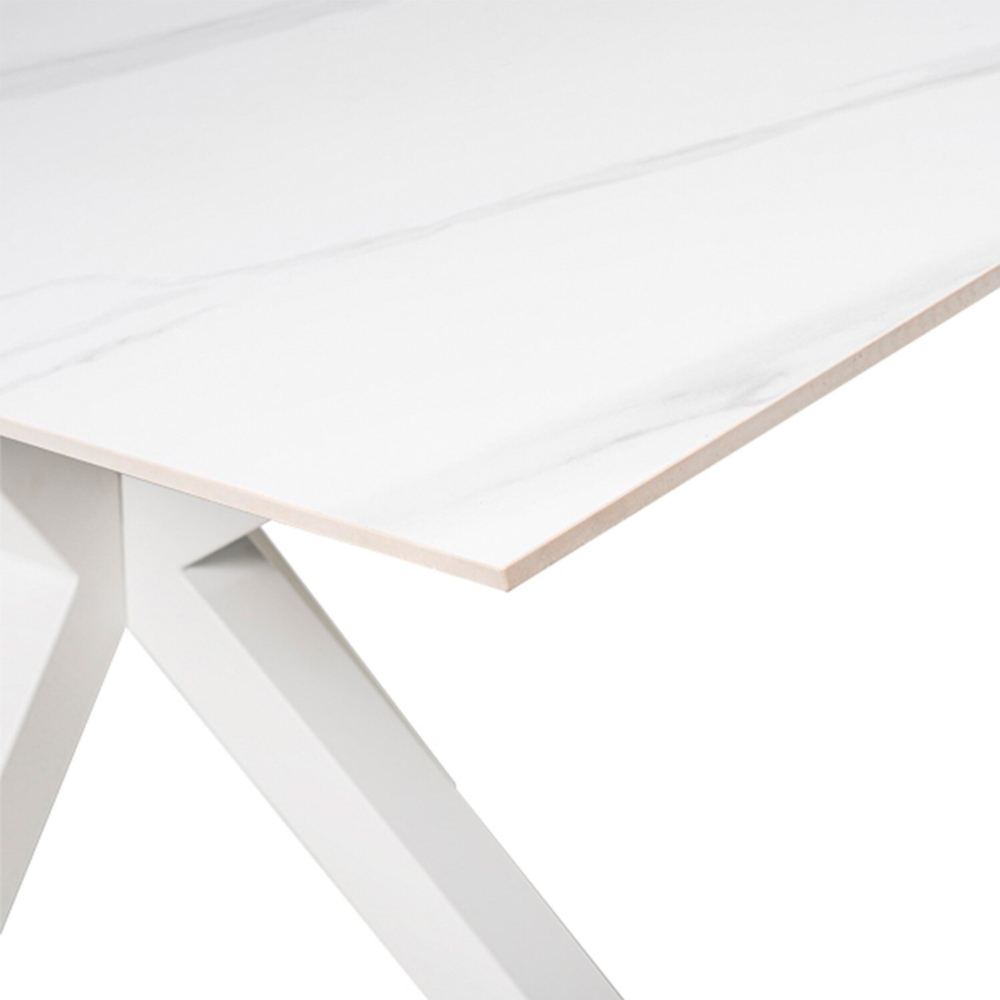 Mesa fija JOYCE 140 blanco/blanco - Imagen 3