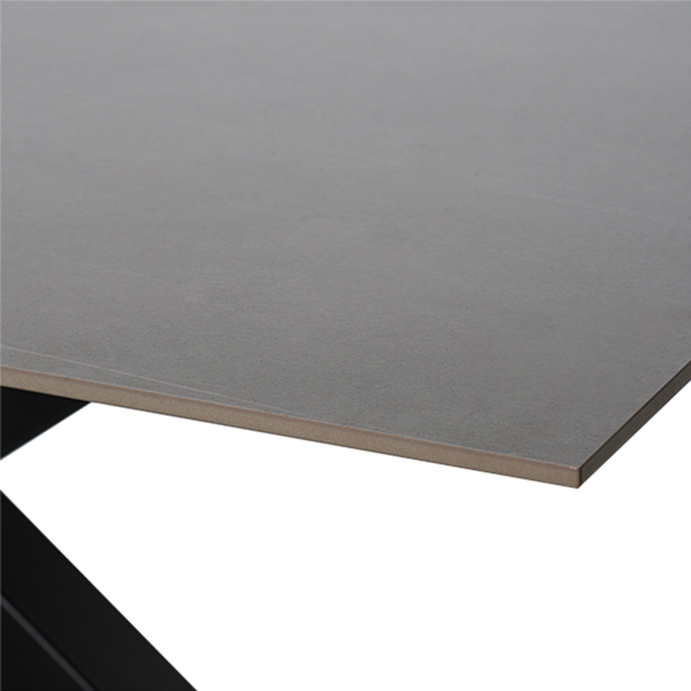 Mesa fija JOYCE 140 gris/negro - Imagen 3