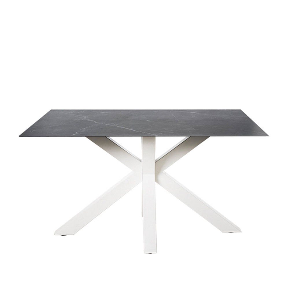 Mesa fija JOYCE 140 negro/blanco - Imagen 4