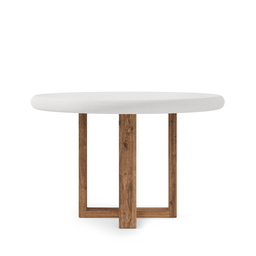 Mesa fija VIOLETTE 120 blanco-roble - Imagen 3