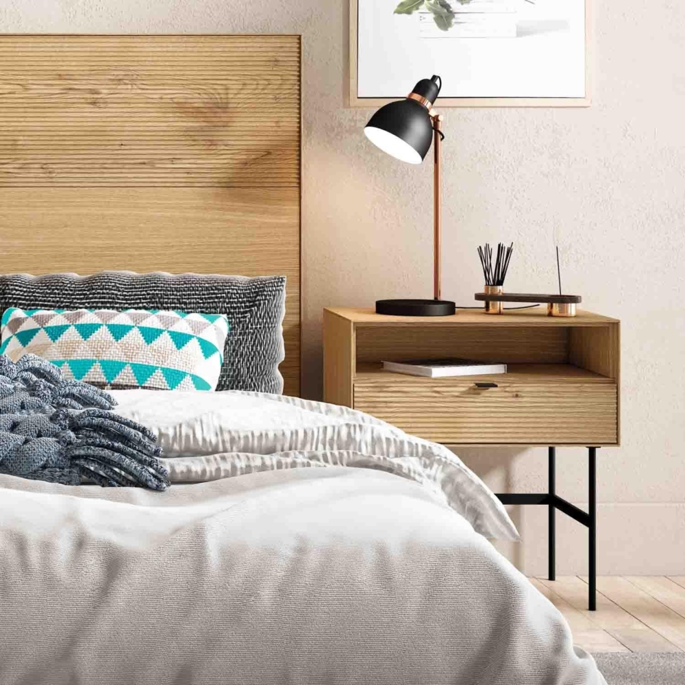 Mesita alta 60 TULSA roble - Imagen 5