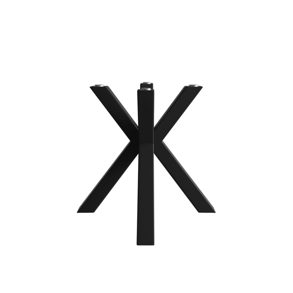 PATA W- negra (mesa redonda cristal) - Imagen 2