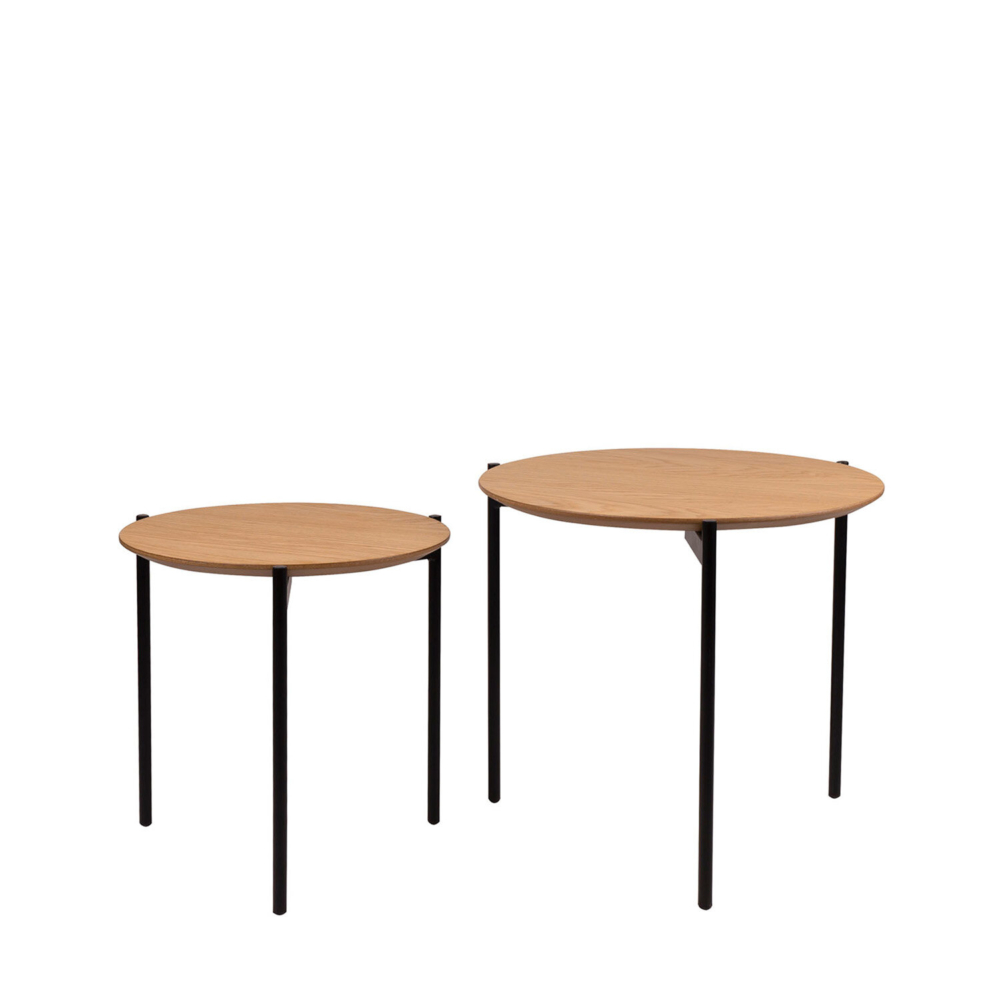 Set mesas auxiliares NORTON roble - Imagen 4