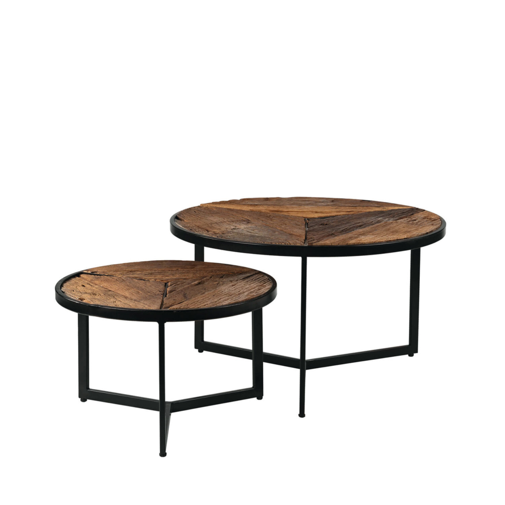 Set mesas centro KIAN madera - Imagen 1