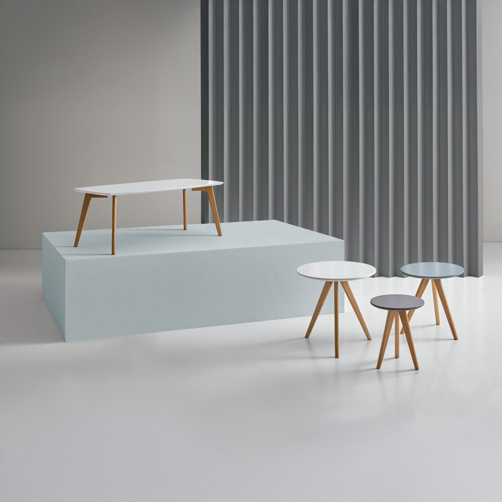 Set mesas centro LUCIO blanco+azul+gris - Imagen 5