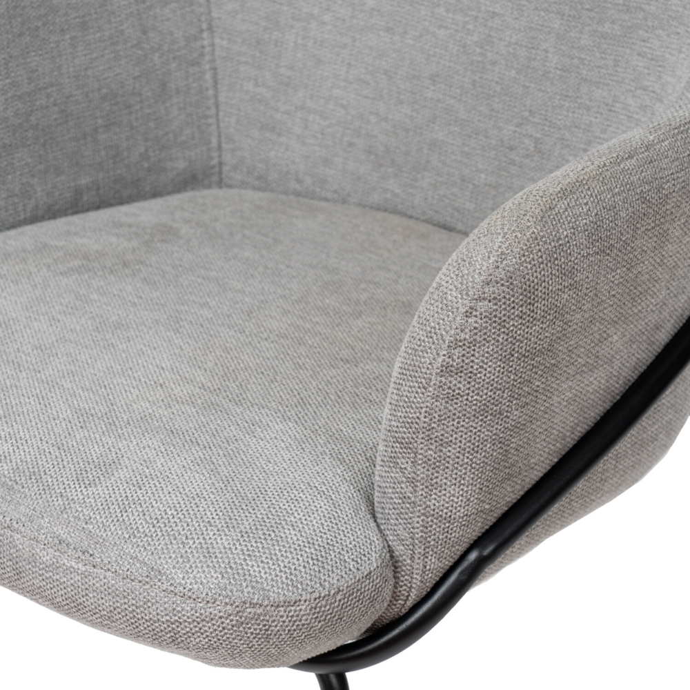 Silla ABIGAIL gris claro - Imagen 6