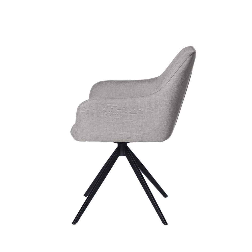 Silla AMALIA gris claro - Imagen 4