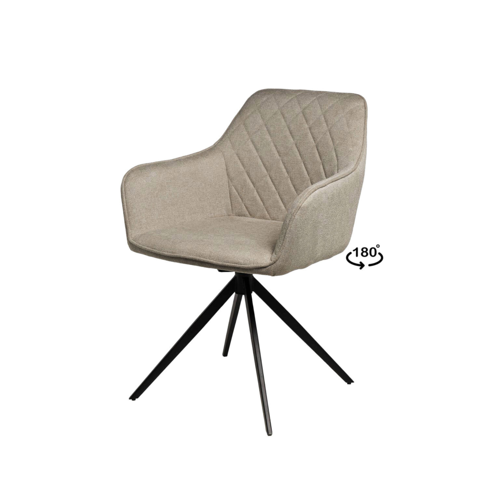 Silla AMALIA taupe - Imagen 2