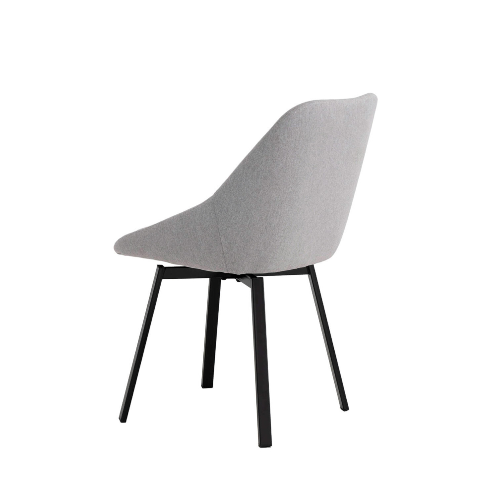 Silla AMELIE gris claro - Imagen 2