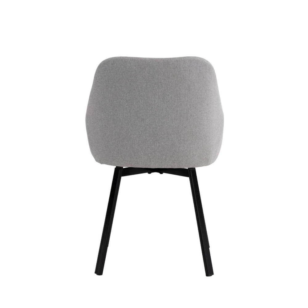 Silla AMELIE gris claro - Imagen 4