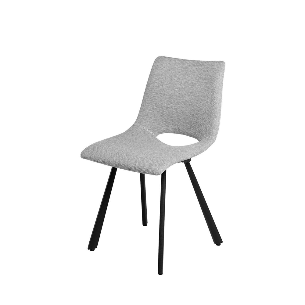 Silla BRIANA gris claro - Imagen 2