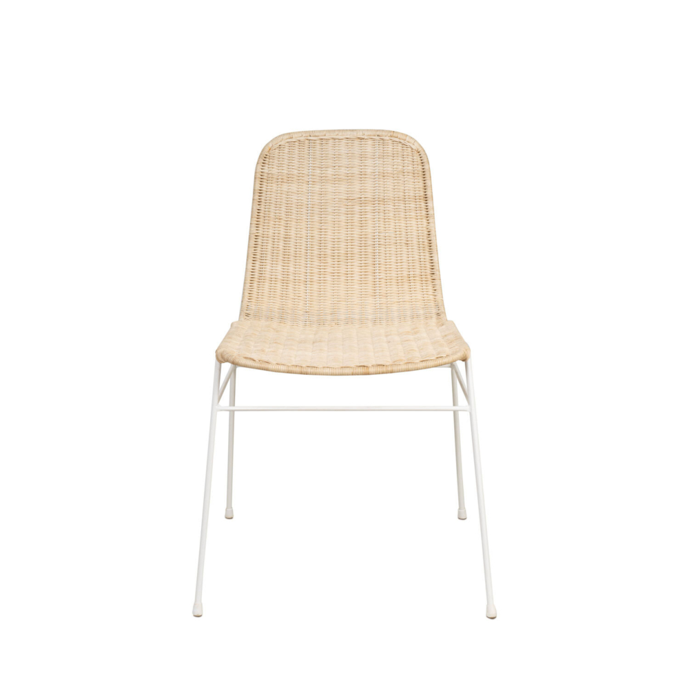 Silla COLETTE natural/blanco - Imagen 1