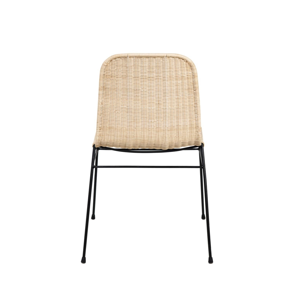 Silla COLETTE natural/negro - Imagen 3