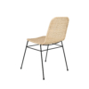 Silla COLETTE natural/negro - Imagen 4