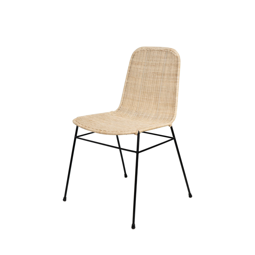 Silla COLETTE natural/negro - Imagen 5