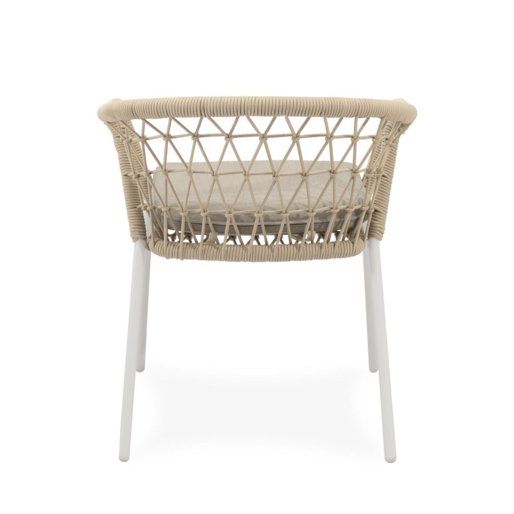 Silla de exterior SOLENE blanco - Imagen 5