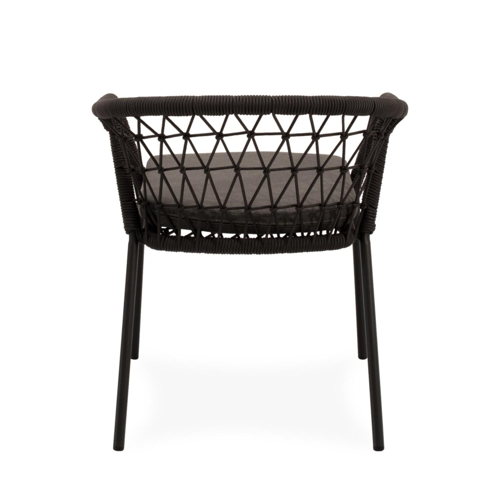 Silla de exterior SOLENE gris - Imagen 3