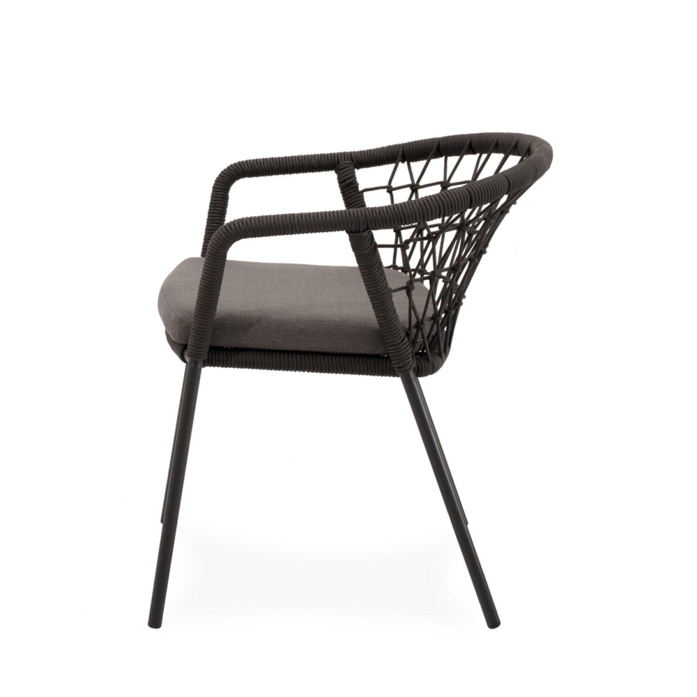 Silla de exterior SOLENE gris - Imagen 4