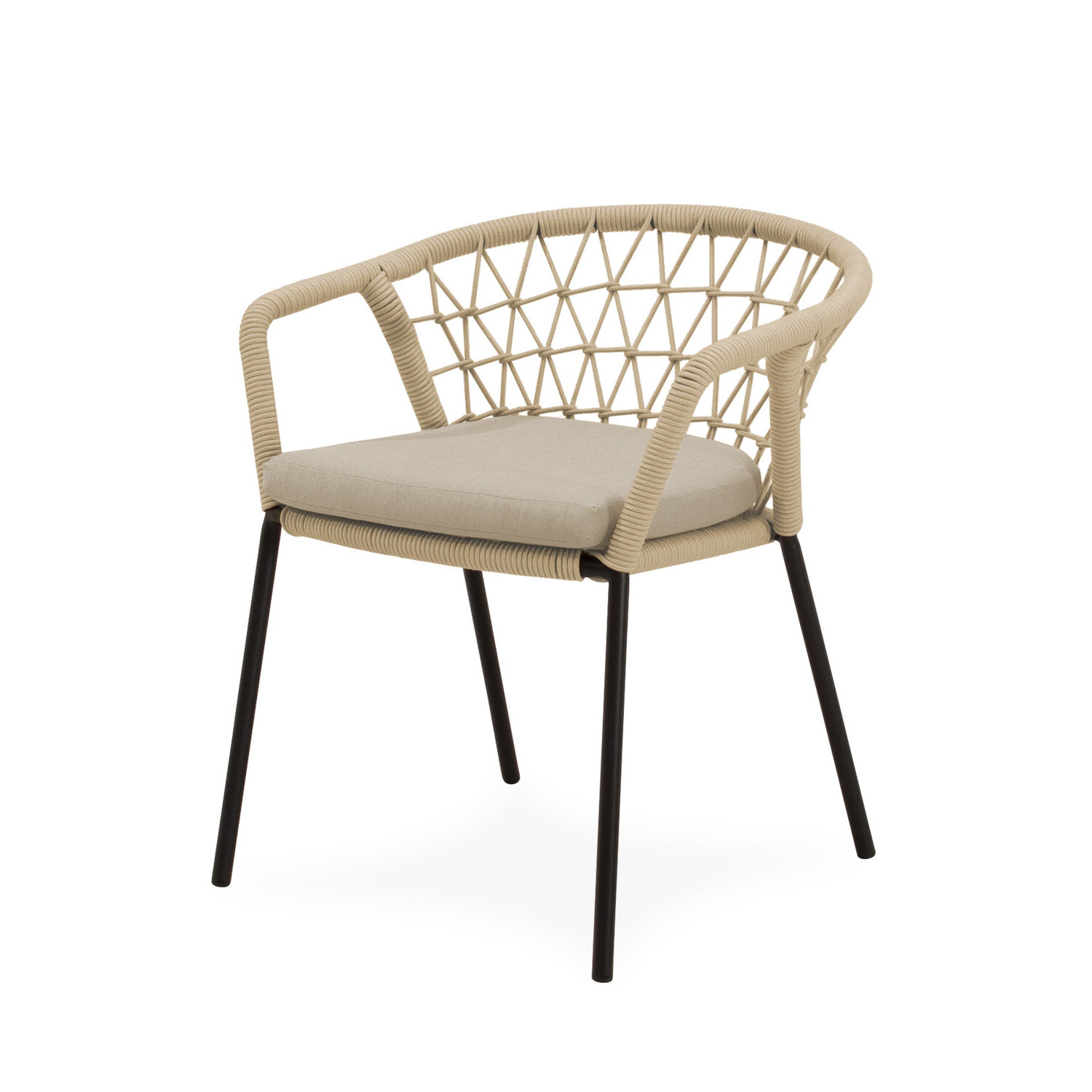 silla-de-exterior-solene-negro-1 Silla de exterior SOLENE negro - Imagen 1