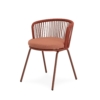Silla de exterior VILMA terracota