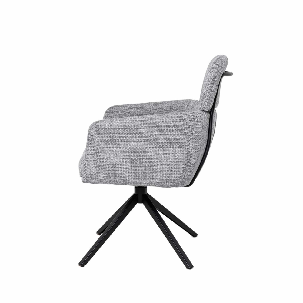 Silla JANICE gris claro - Imagen 3