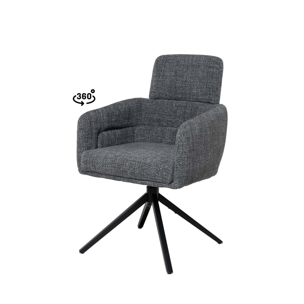 Silla JANICE gris oscuro - Imagen 1