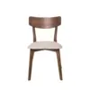 Silla KEIRA nogal beige - Imagen 4