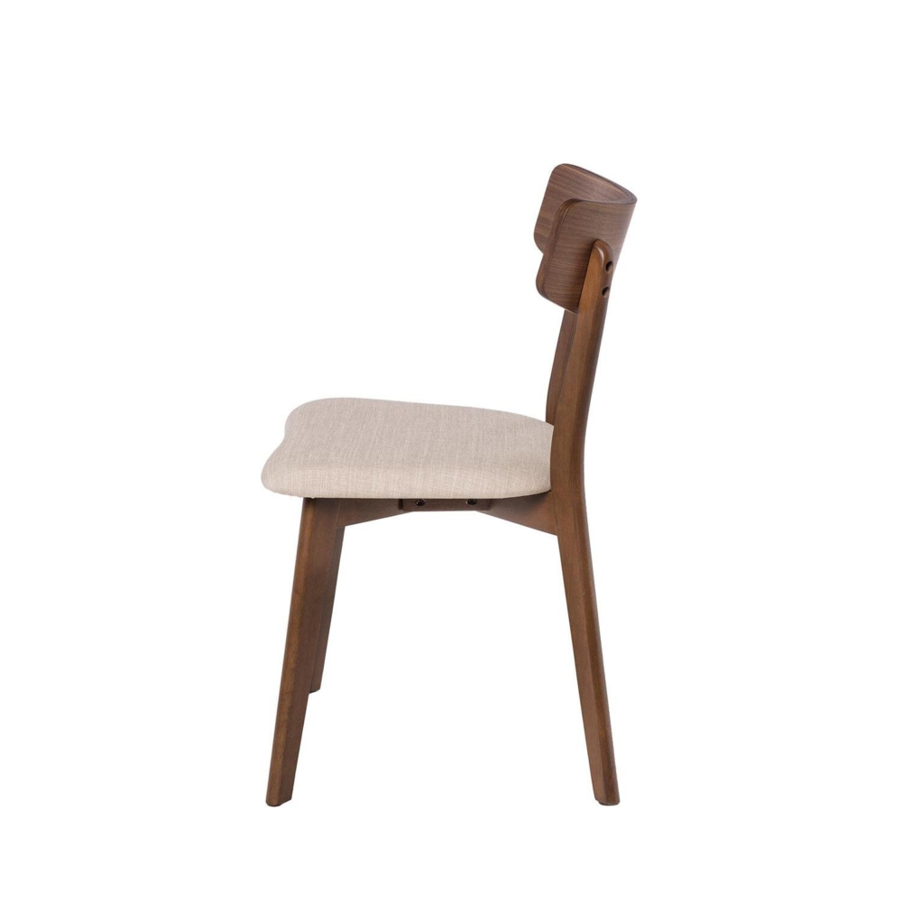 Silla KEIRA nogal beige - Imagen 4