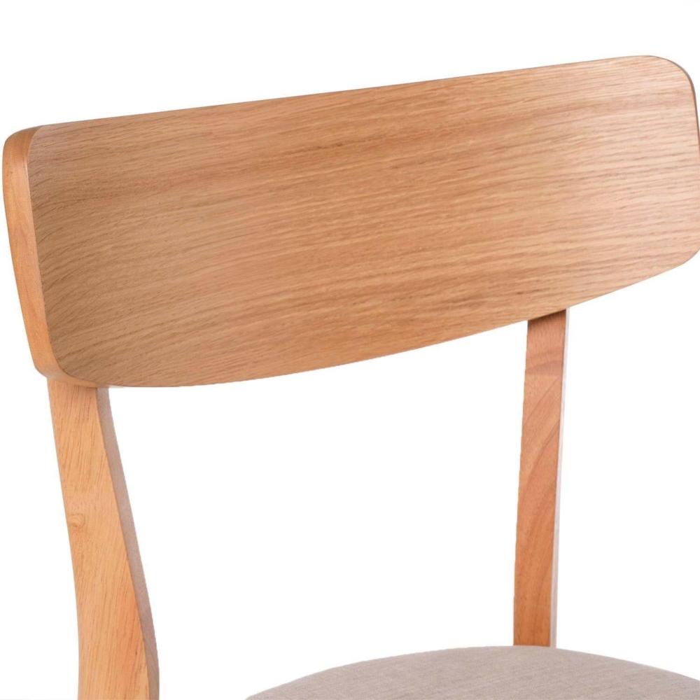 Silla KEIRA roble beige - Imagen 6