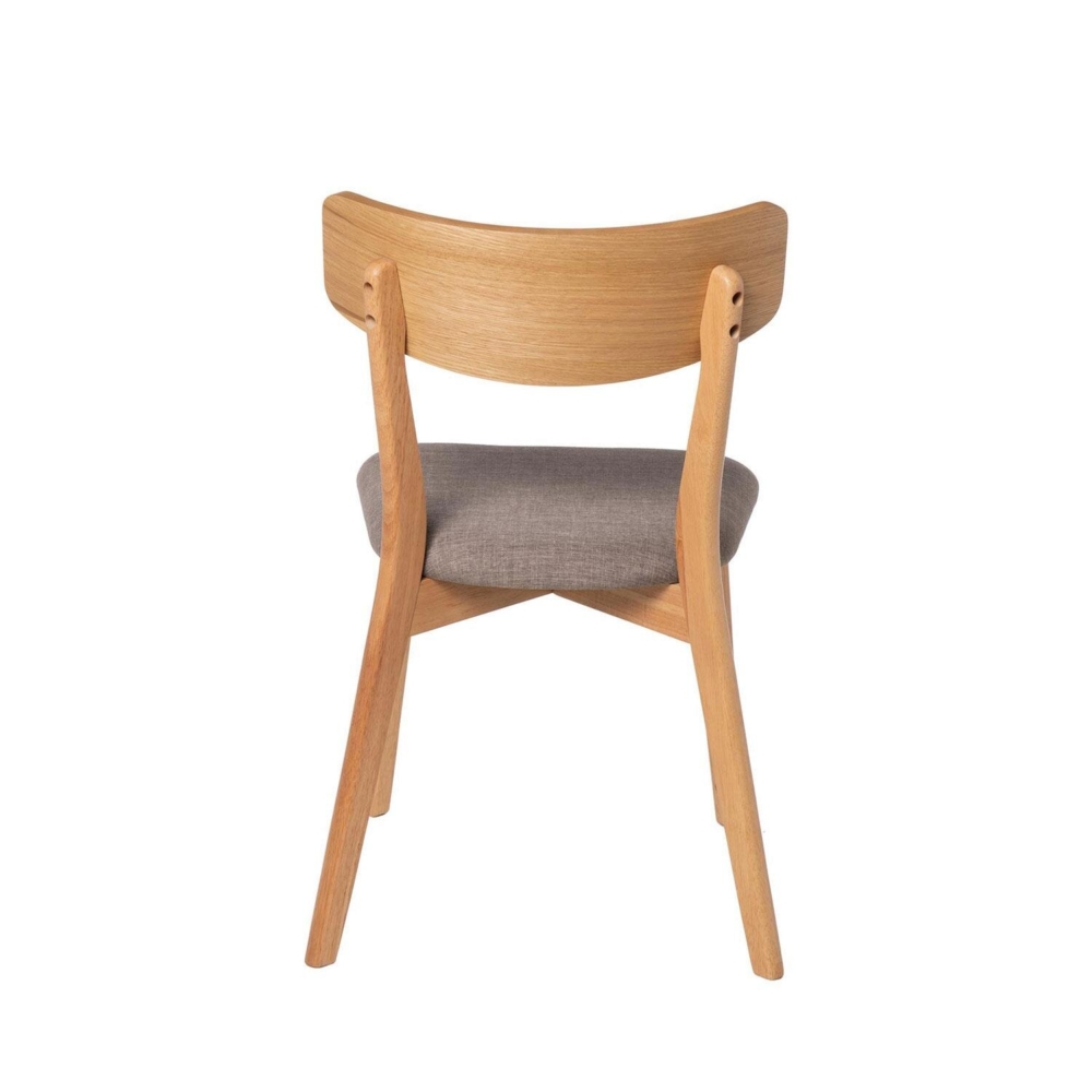 Silla KEIRA roble gris claro - Imagen 5