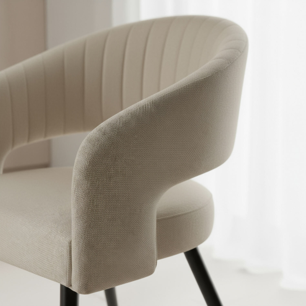 Silla KORA beige - Imagen 4