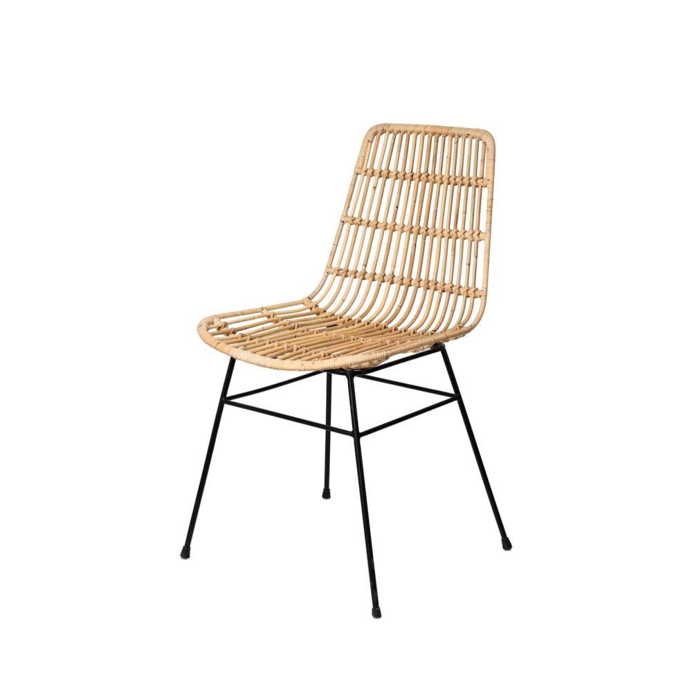 Silla LIONA natural/negro - Imagen 1