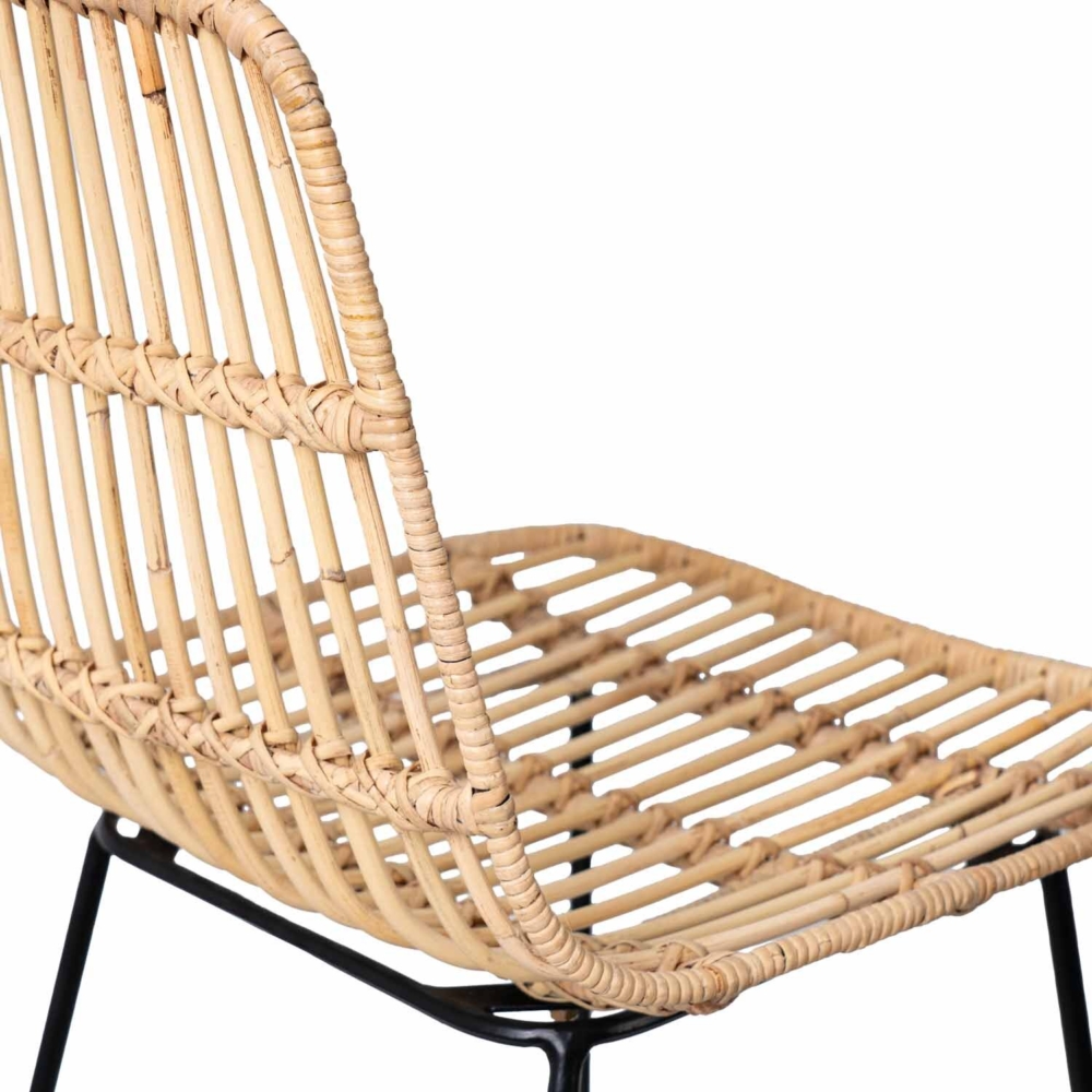 Silla LIONA natural/negro - Imagen 6