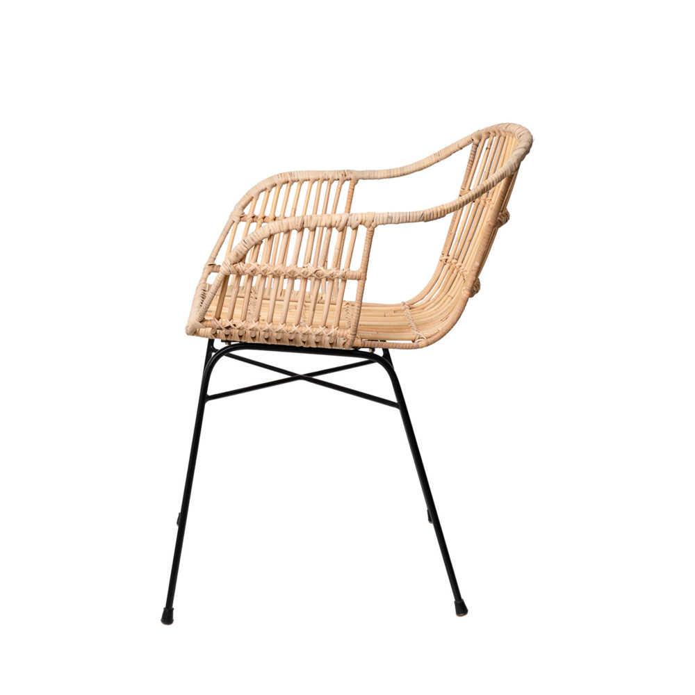 Silla NANCY natural/negro - Imagen 2